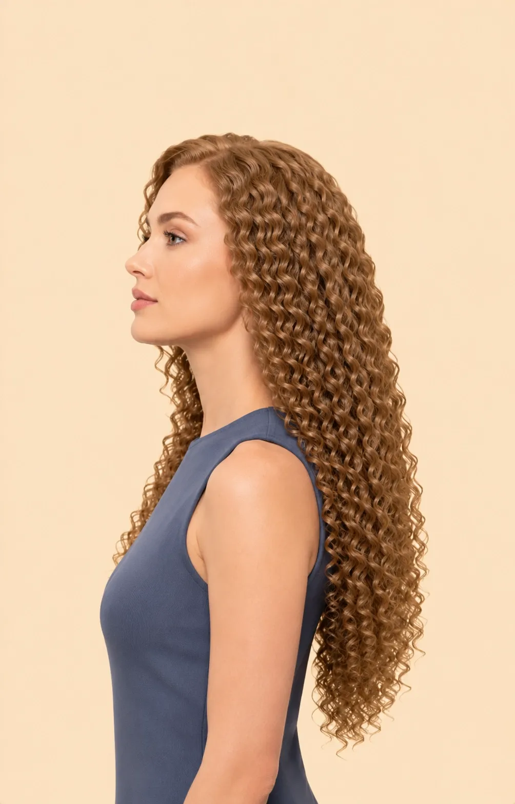Haddai 12mm Curly Hair Wig
